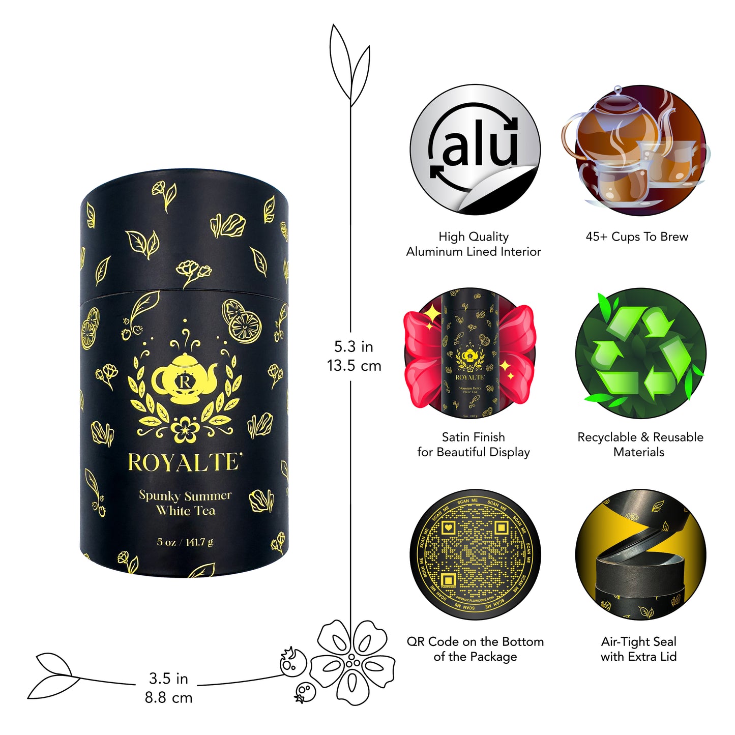 Yearlong Summer - Festive Tea Bundle Gift Set - Tangy Citrus & Tropical Blend
