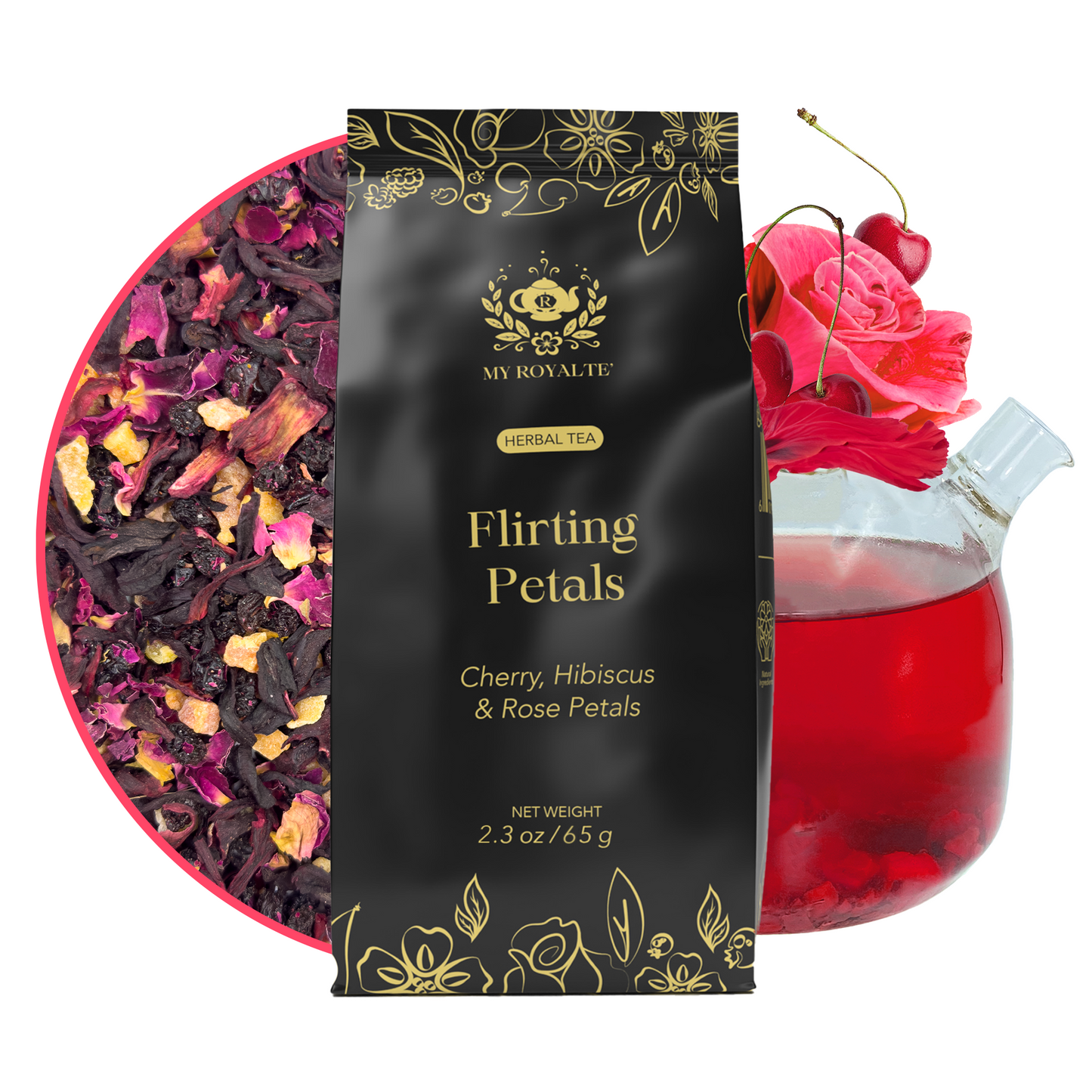 Sweetheart - Festive Tea Bundle Gift Set - Sweet Flower Petals & Mixed Berries