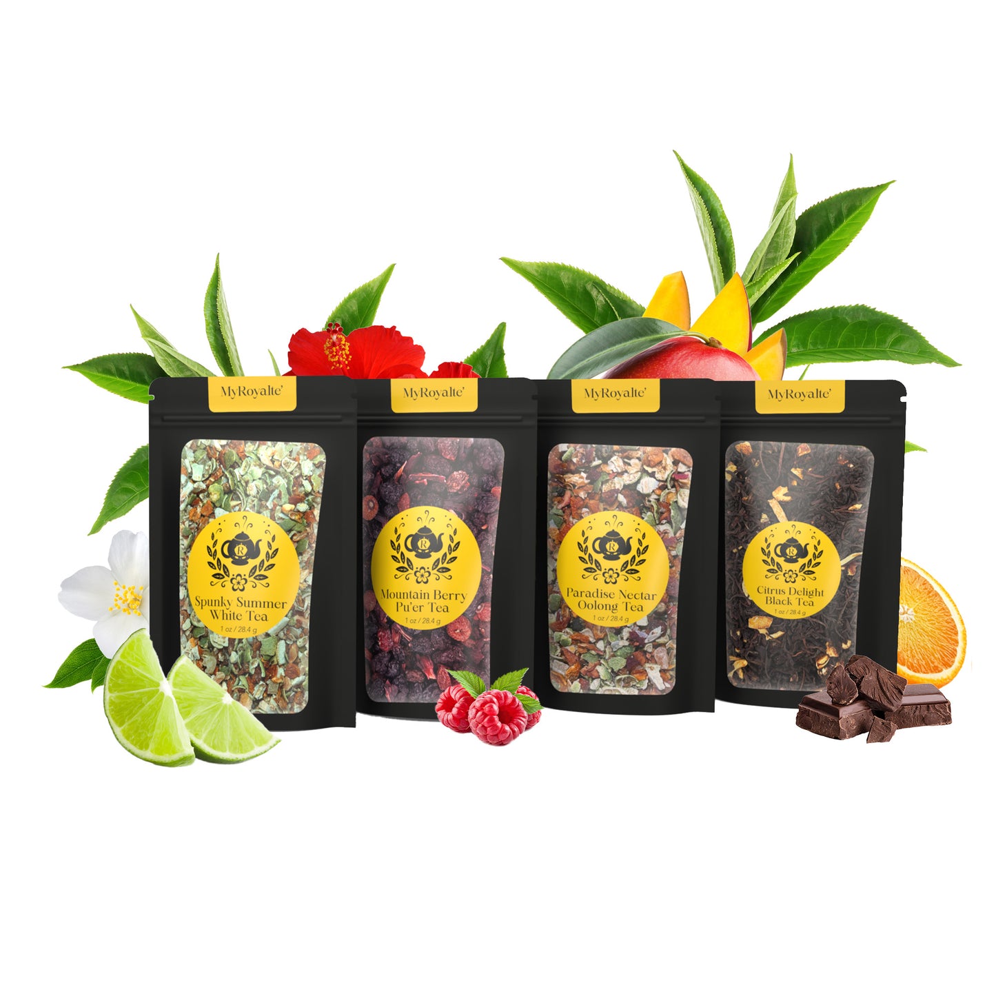 Four Season Flavors - Tea Experience Gift for Tea Lovers - Loose Leaf Tea Sampler