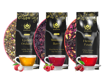 TRIO BUNDLE - Herbal & Fruit Blend - Loose Leaf Tea Set