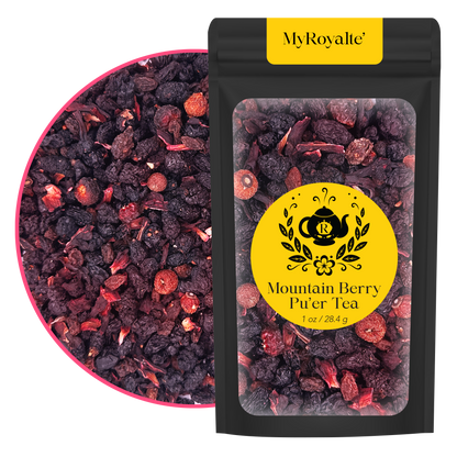 Mountain Berry Pu'er Tea - Mixed Berries, Hibiscus & Pu'er